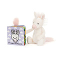 Jellycat If I Were a Unicorn Board Book and Bashful Unicorn Medium