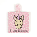 Jellycat If I were a Unicorn Book and Bashful Unicorn Small