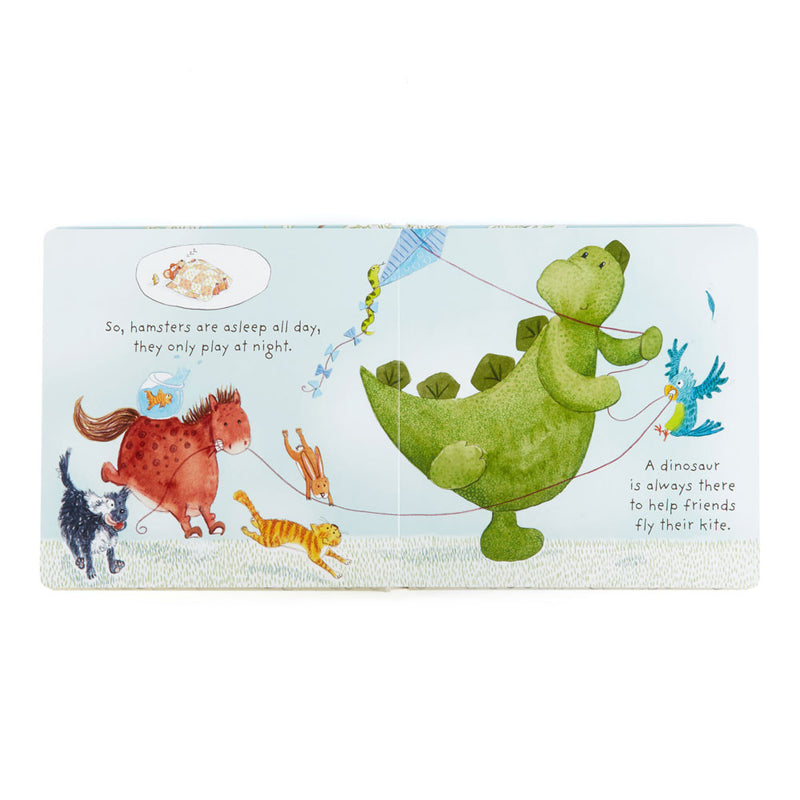 Jellycat My Best Pet Book and Bashful Dino Medium