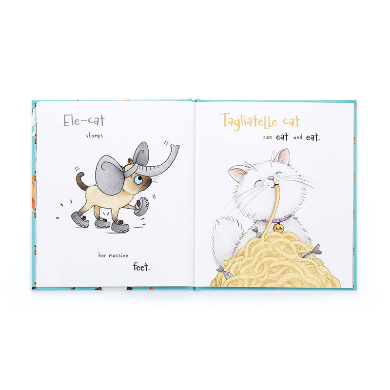 Jellycat All Kinds of Cats Book and Jellycat Jack Medium