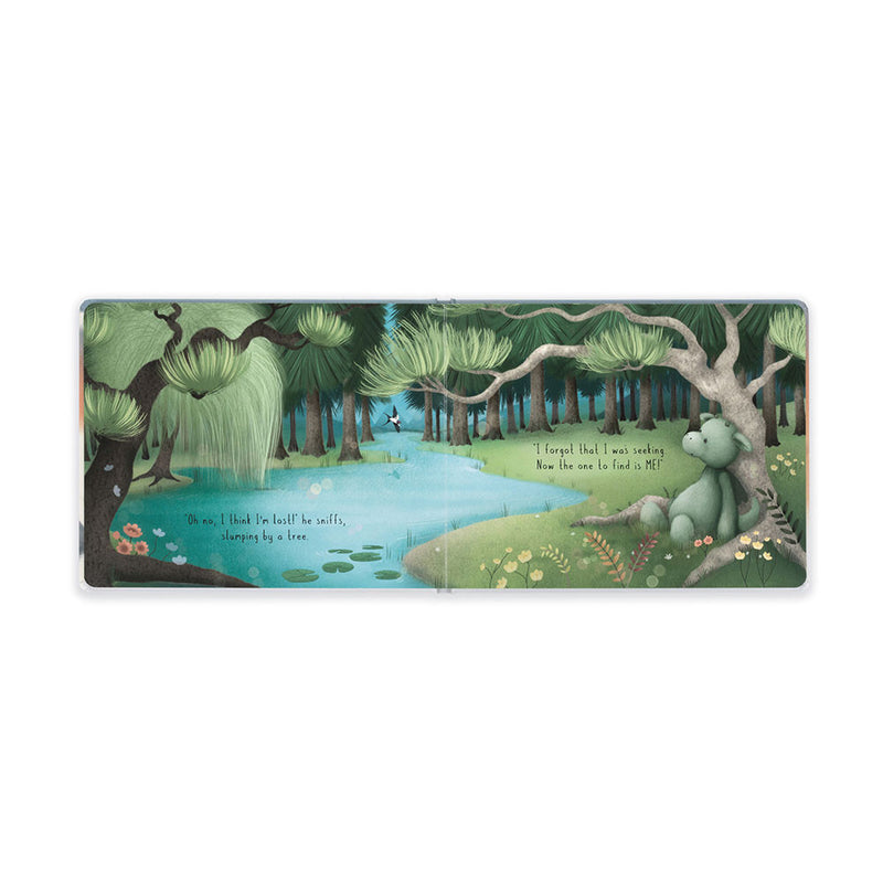 Jellycat The Sky Dragon Book and Bashful Dragon Medium