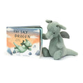Jellycat The Sky Dragon Book and Bashful Dragon Medium