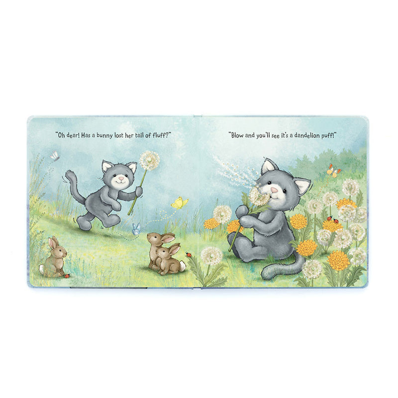 Jellycat When I Wonder Book and Bashful Grey Kitty Medium