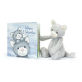 Jellycat When I Wonder Book and Bashful Grey Kitty Medium