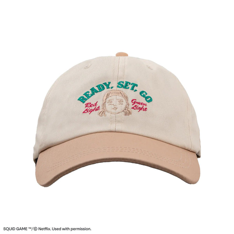 Squid Game Red Light Green Light Baseball Cap, side angle