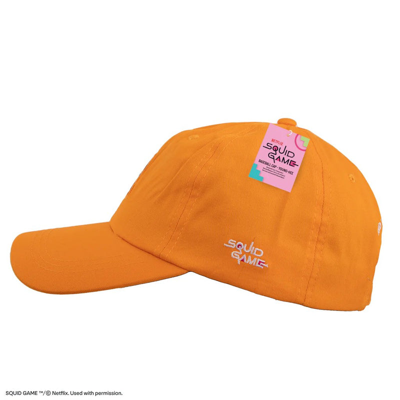 Squid Game Young-Hee Baseball Cap, packaging shot
