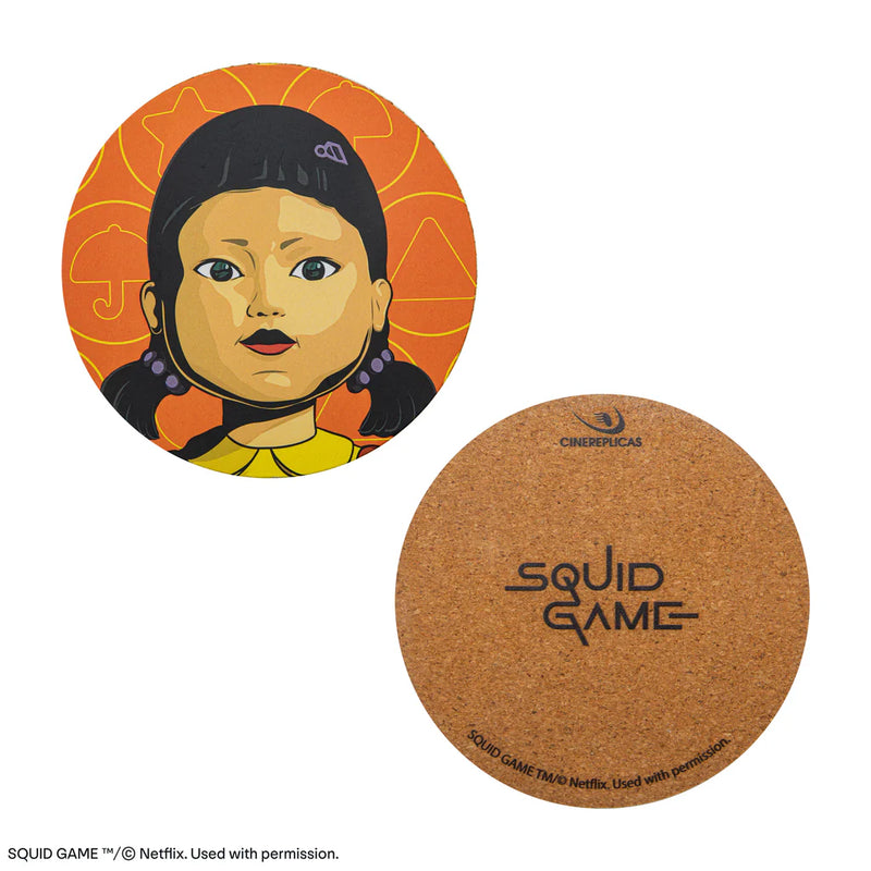 Squid Game Coaster Set of 4, side angle