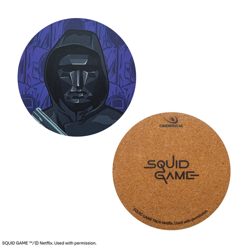 Squid Game Coaster Set of 4, close-up detail