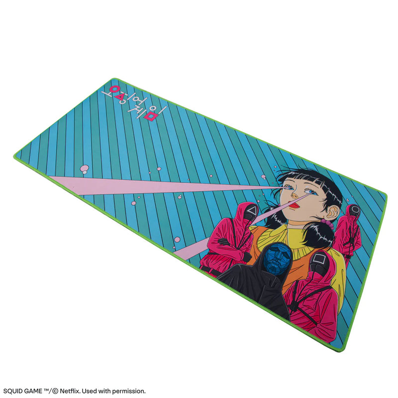 Squid Game Young-Hee Desk Mat, side angle