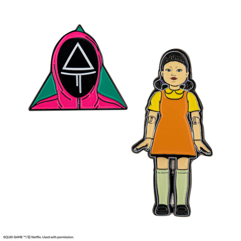 Squid Game Young-Hee and Soldier Pin Set