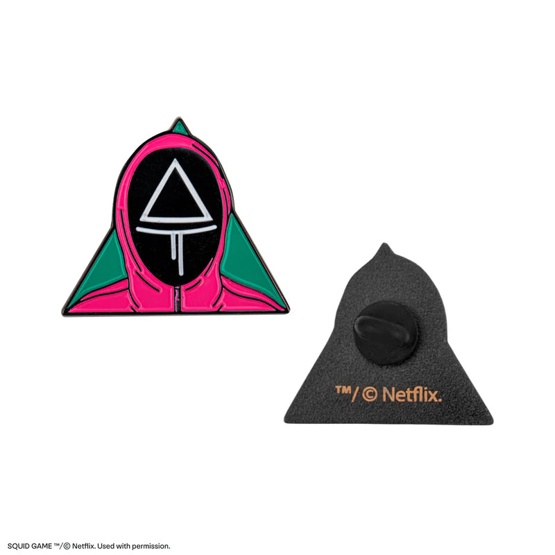 Squid Game Young-Hee and Soldier Pin Set, side angle