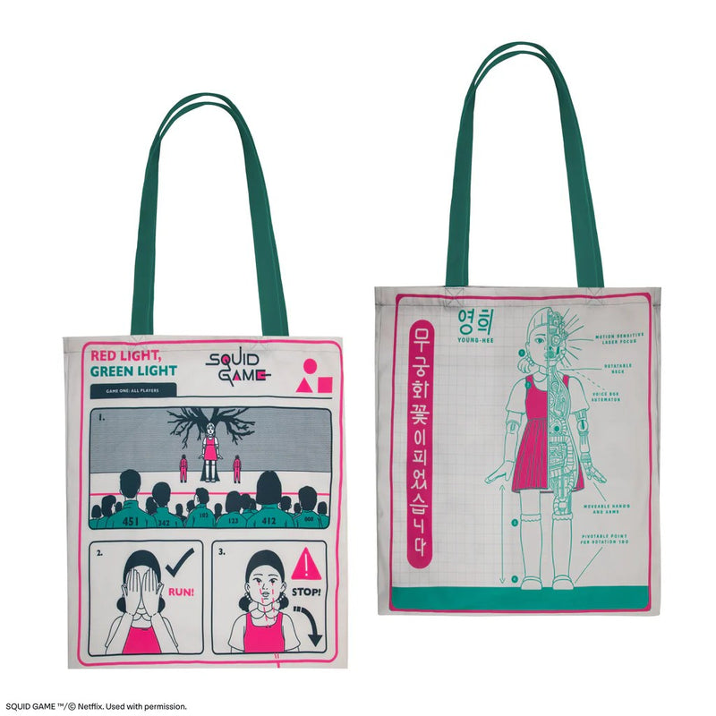 Squid Game Young-Hee Blueprint Tote Bag