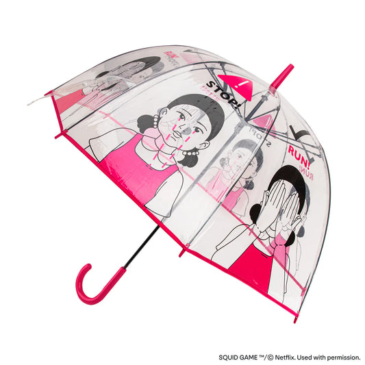 Squid Game Red Light Green Light Transparent Umbrella