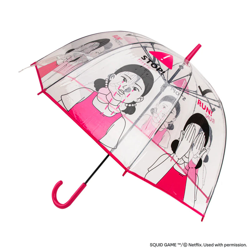 Squid Game Red Light Green Light Transparent Umbrella