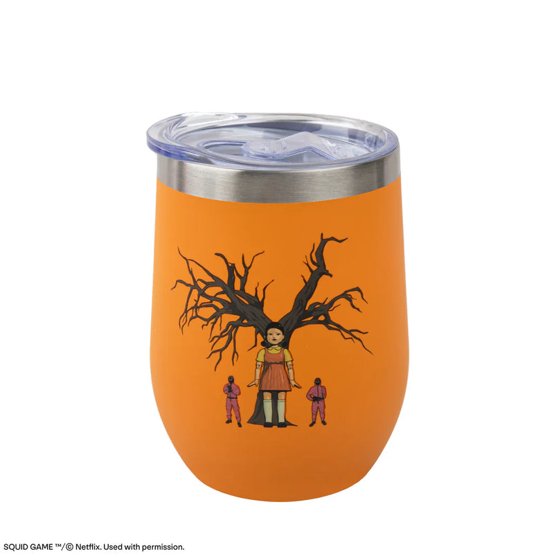 Squid Game Young-Hee Thermal Travel Mug, side angle