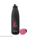 Squid Game Young-Hee Blueprint Black Water Bottle, side angle