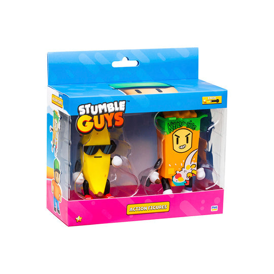 Stumble Guys 4.5" Banana Guy & Cereal Killer Figure Pack