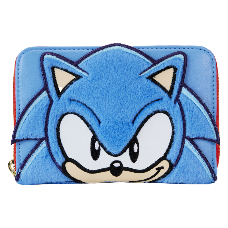 Loungefly Sonic the Hedgehog Plush Zip Around Wallet