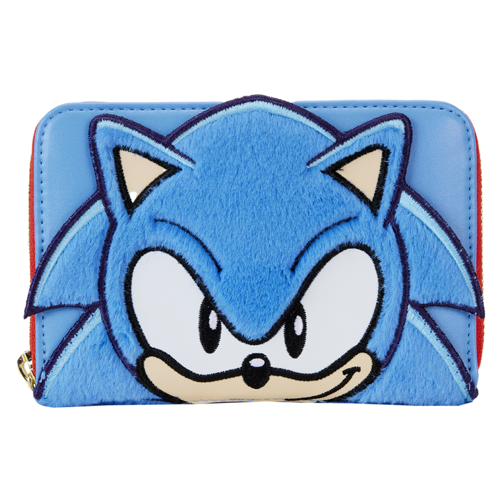 Loungefly Sonic the Hedgehog Plush Zip Around Wallet