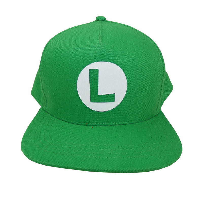 Nintendo Super Mario Luigi L Logo Unisex Adults Snapback Cap collectible from Heroes Inc Dropship