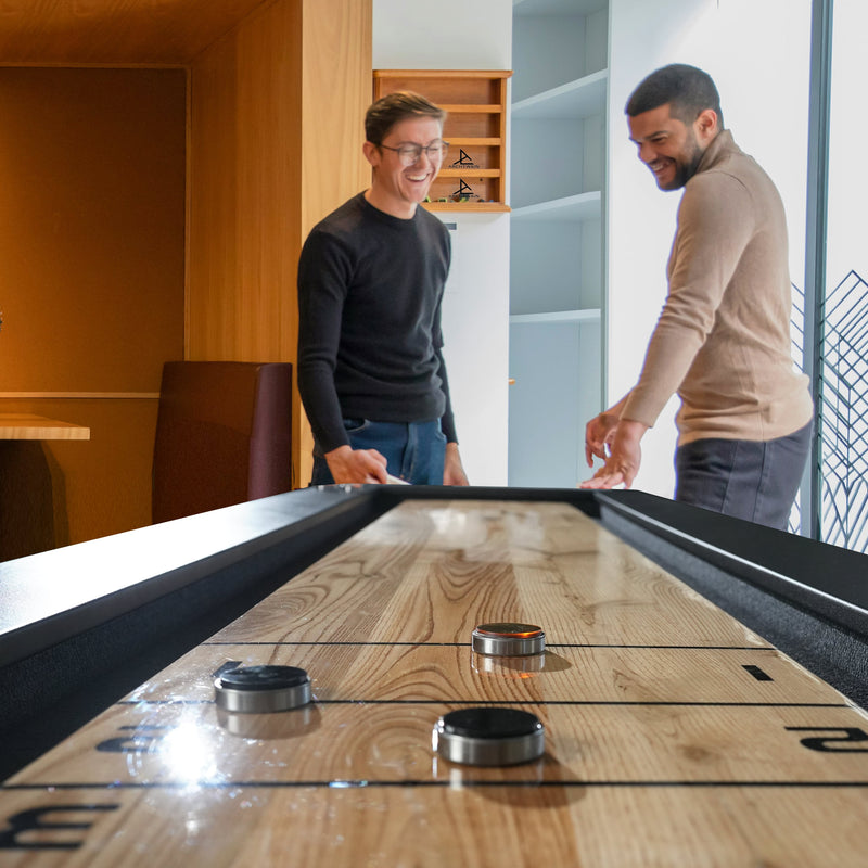 Grand Shuffleboard Black, side angle
