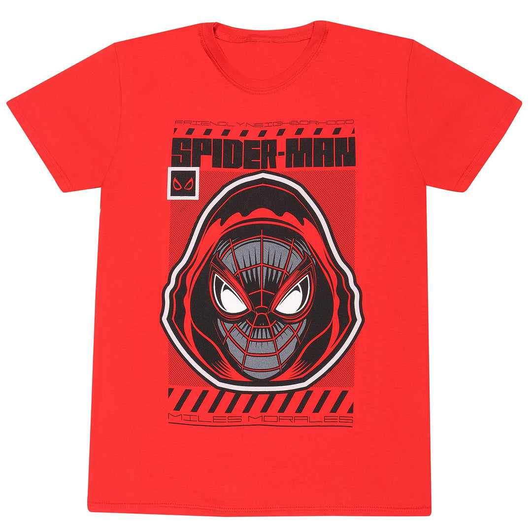 Spiderman Miles Morales Videogame Hooded Spider T-Shirt