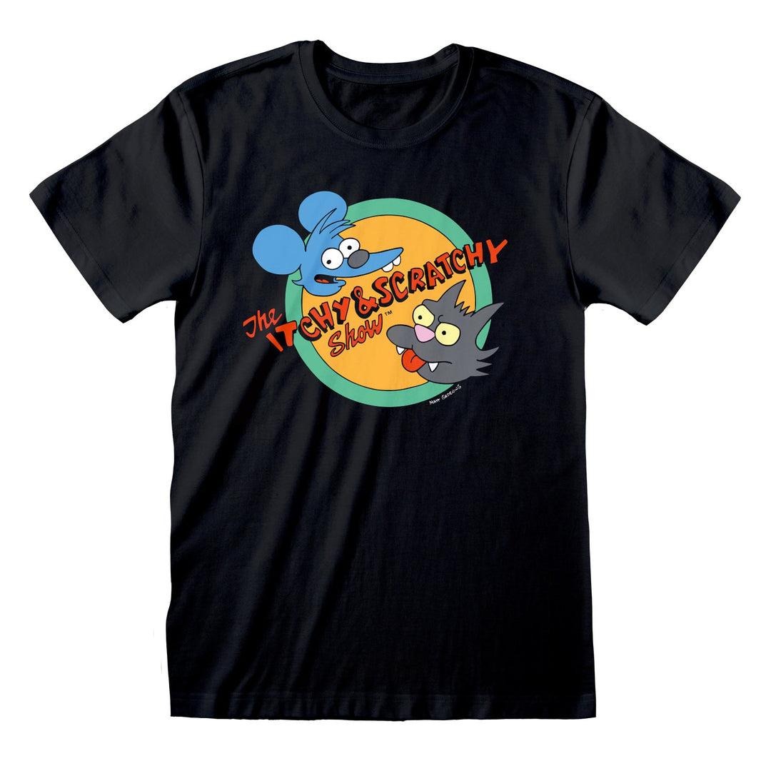 Simpsons Itchy And Scratchy Show Logo T-Shirt