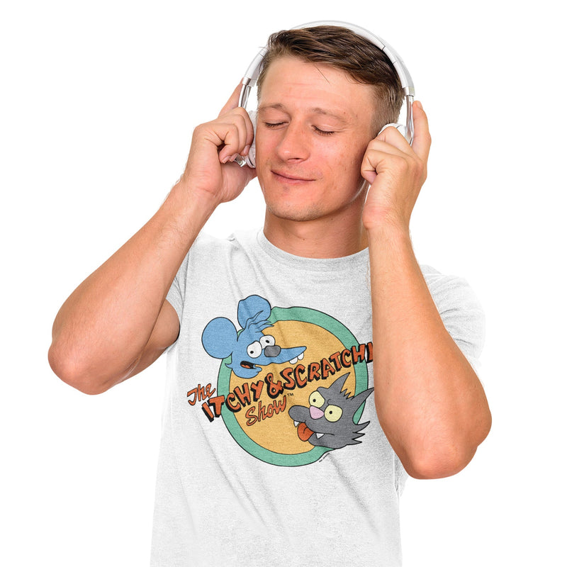 Simpsons Itchy And Scratchy T-Shirt collectible from Heroes Inc Dropship