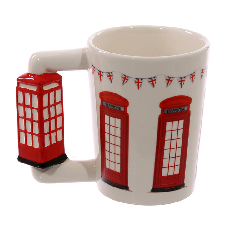 London Telephone Box Shaped 400ml Novelty Ceramic Mug