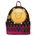 Loungefly - Squid Game Piggy Bank Masked Men Glow Mini Backpack