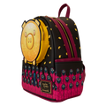 Loungefly - Squid Game Piggy Bank Masked Men Glow Mini Backpack back view