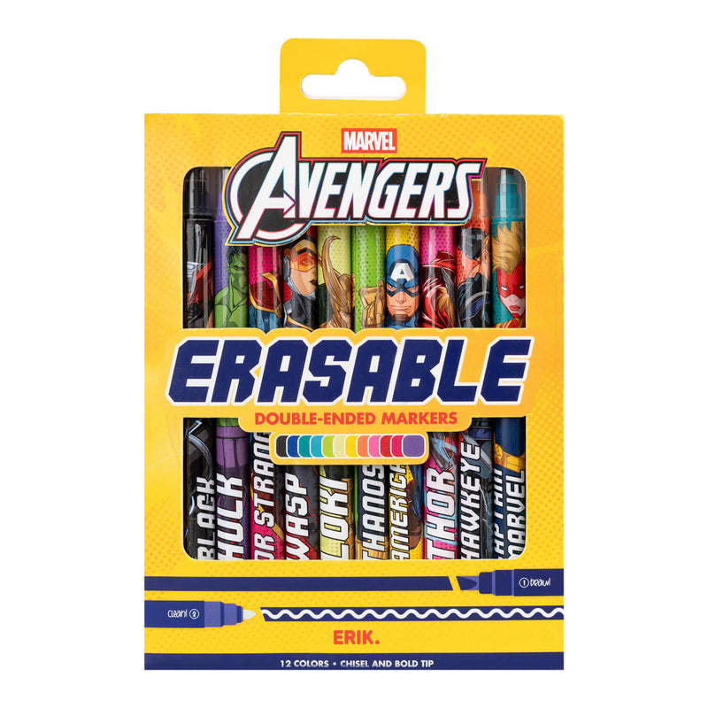 Marvel Avengers Erasable Markers Set of 12