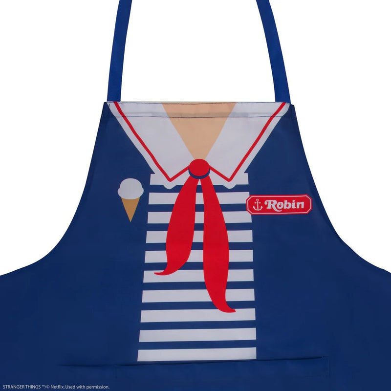 Stranger Things Scoops Ahoy Robin Apron, rear view