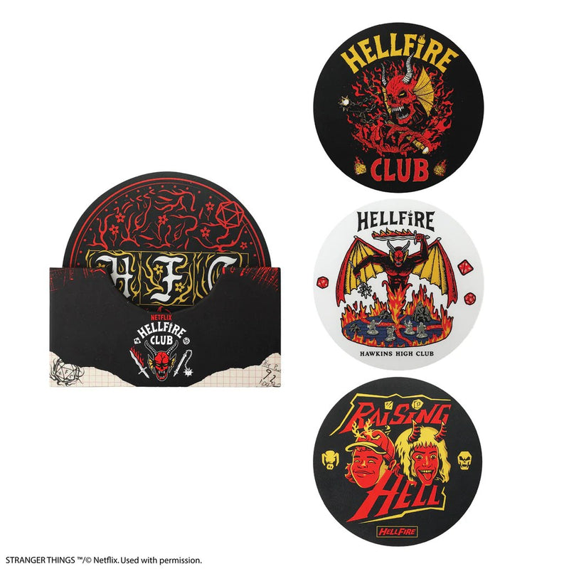 Stranger Things Hellfire Club Coaster 4-Pack