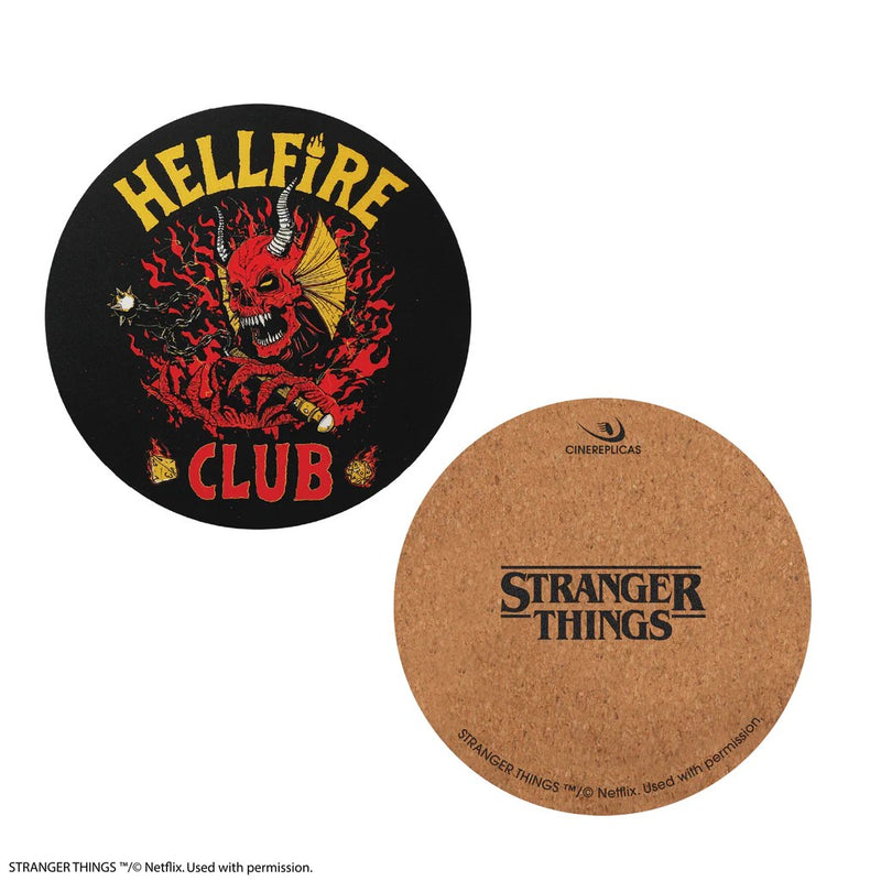 Stranger Things Hellfire Club Coaster 4-Pack