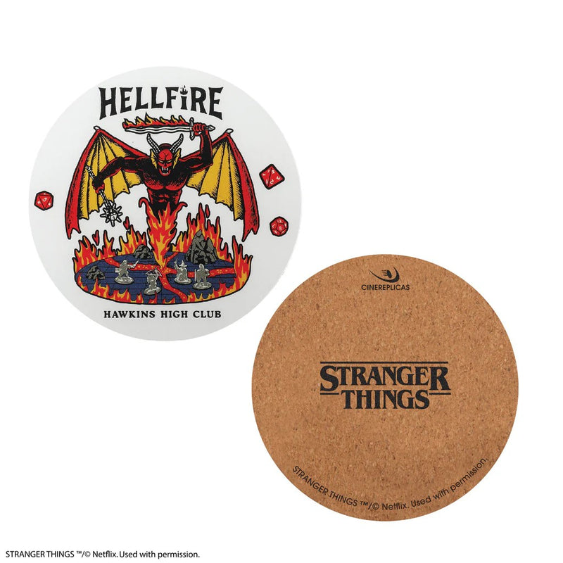 Stranger Things Hellfire Club Coaster 4-Pack