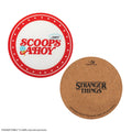 Stranger Things Scoops Ahoy Coaster Set of 4, packaging shot