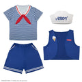 Stranger Things Scoops Ahoy Robin Costume, side angle