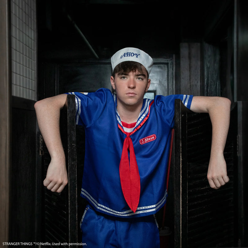 Stranger Things Scoops Ahoy Steve Costume, alternate view
