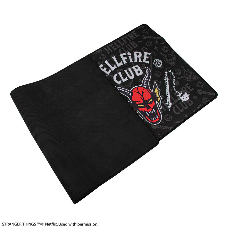 Stranger Things Hellfire Club Desk Mat, close-up detail