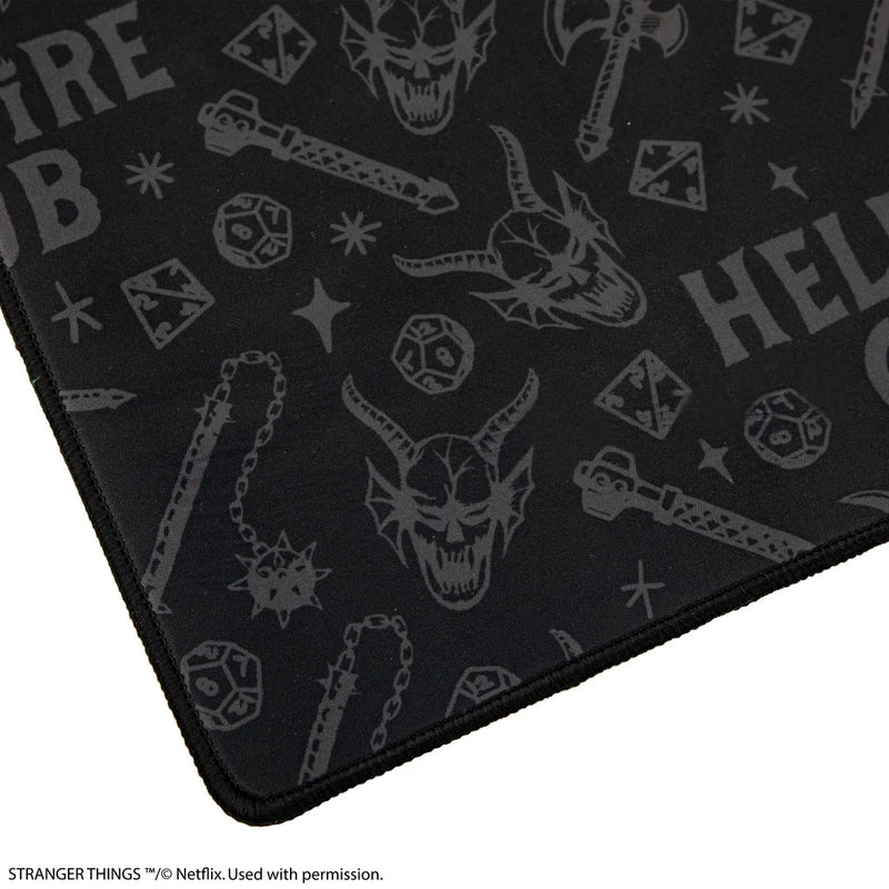Stranger Things Hellfire Club Desk Mat, rear view