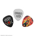 Stranger Things Eddie Munson Hellfire Club Guitar Pick Necklace, packaging shot