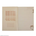 Stranger Things Eleven Upside Down Notebook, rear view