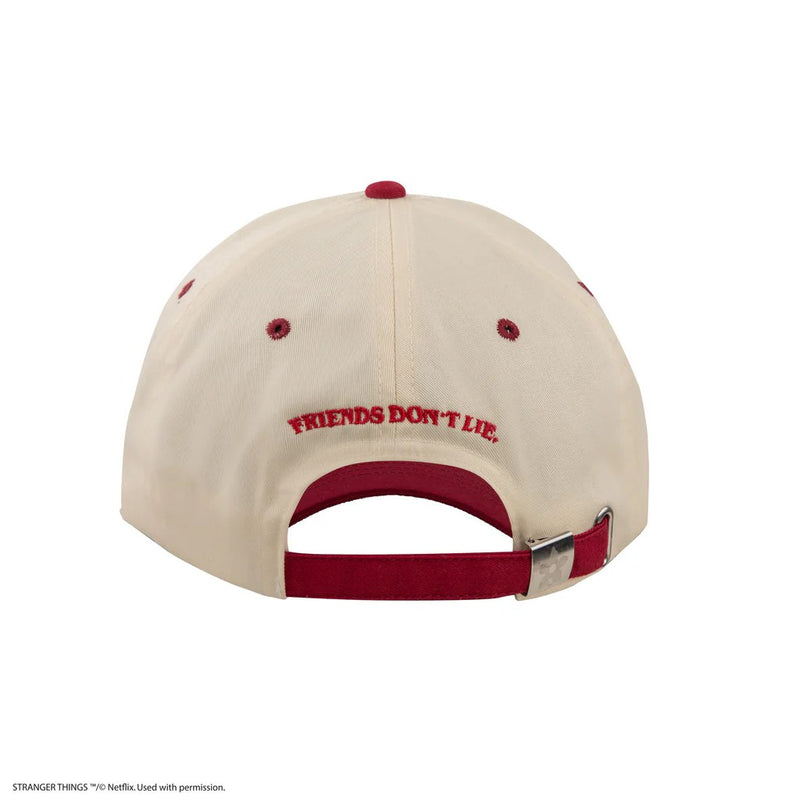 Stranger Things Friends Don't Lie Baseball Cap, packaging shot