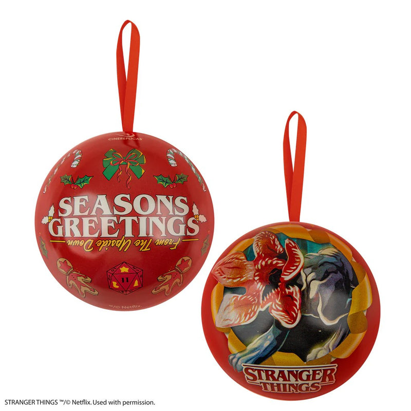 Stranger Things Demogorgon Plush Keychain Holiday Capsule, side angle