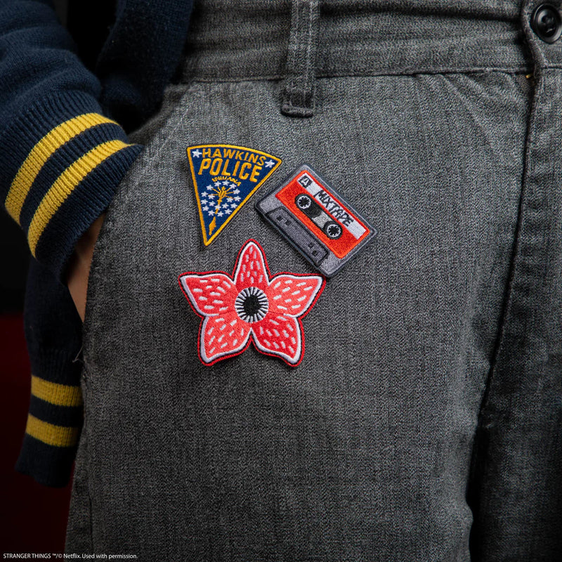 Stranger Things Patch Set of 7, side angle