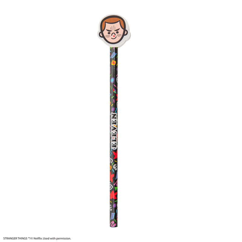 Stranger Things Eleven Pencil with Eraser, alternate view
