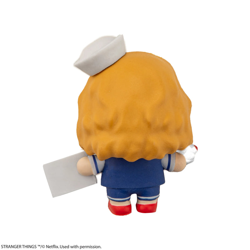 Stranger Things Robin Buckley Scoops Ahoy Gomee Eraser Figurine, rear view
