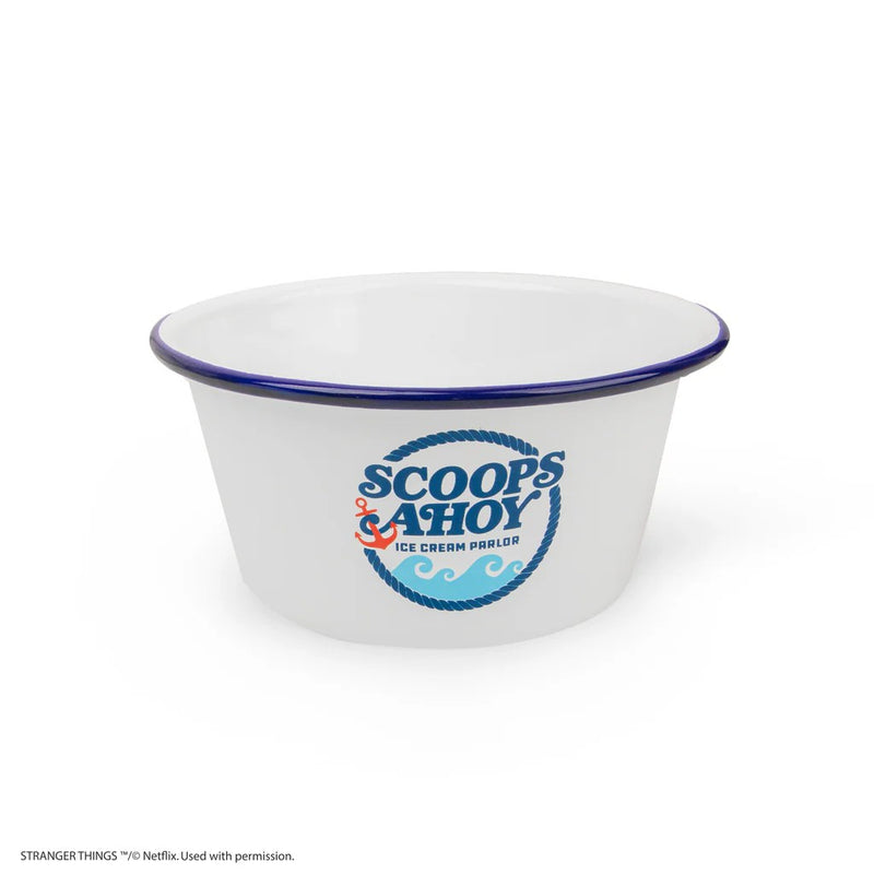 Stranger Things Scoops Ahoy Ice Cream Bowl with Sailor Hat, rear view