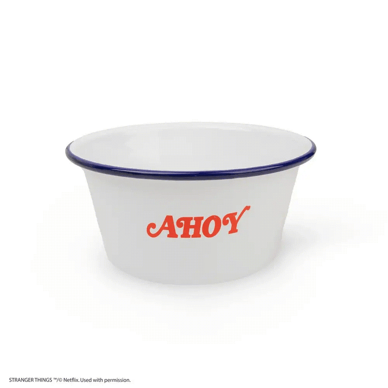 Stranger Things Scoops Ahoy Ice Cream Bowl with Sailor Hat, packaging shot